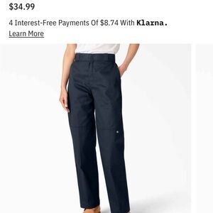 Loose Fit Double-Knee Work Pants NWOT